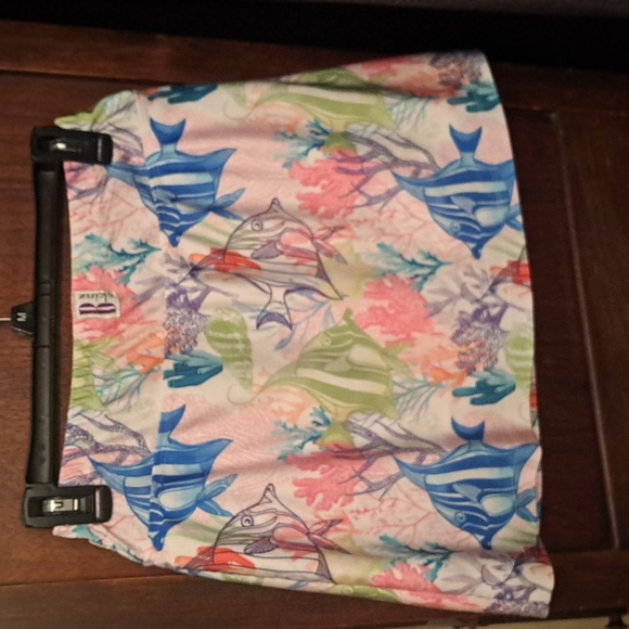 Skinz Woman's Size Small Beachy Coastal Swim Skirt - Picture 5 of 7